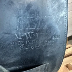 Used Albion SLK Dressage Saddle 17.5/MW -Royal Horse Outfitters 329 Serial 03910.1686181162