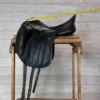 Used Equipe Viktoria Monoflap Dressage Saddle 17.5/W -Royal Horse Outfitters 334 Seat Measurement 99316.1687461312