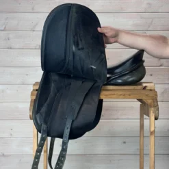 Used Niedersuss Olympik Dressage Saddle 17.5/MW 21 Used Niedersuss Olympik Dressage Saddle 17.5/MW -Royal Horse Outfitters 450 L Flap 96176.1726184118