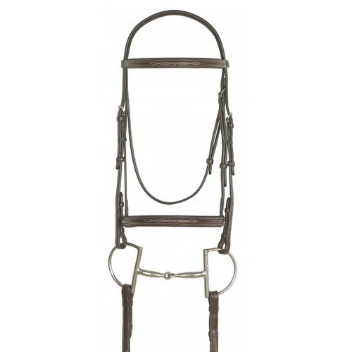 Ovation Elite Raised Fancy Stitch Padded Bridle 3 Ovation Elite Raised Fancy Stitch Padded Bridle