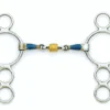 Centaur Roller Disk 3-Ring Gag Bit -Royal Horse Outfitters 468625 copper roller disk 3 ring 62707.1712845994