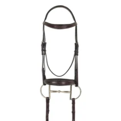 Pessoa PRO Fancy Stitched Tapered Bridle 10 Pessoa PRO Fancy Stitched Tapered Bridle -Royal Horse Outfitters 470462 pessoa pro fs taper bridl dk brn 33390.1669487552