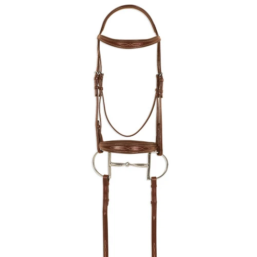 Pessoa PRO Fancy Stitched Tapered Bridle 4 Pessoa PRO Fancy Stitched Tapered Bridle - Image 2