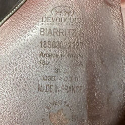 Used Devoucoux Biarritz S Close Contact Jump Saddle 18/M -Royal Horse Outfitters 476 Serial 85281.1740781979