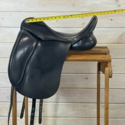 Used Sattlerei Dresch Dressage Saddle17/N -Royal Horse Outfitters 489 Seat Measurement 98885.1750722782