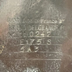 Used Bruno Delgrange Close Contact Jump Saddle 17/N -Royal Horse Outfitters 499 Serial 39317.1754936386