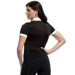 Goode Rider 5 Star SS Show Shirt -Royal Horse Outfitters 5 star show shirt black white back 18165 goode rider 61078.1748559632