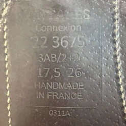 Used Antares Connexion Close Contact Monoflap Jump Saddle 17.5/M -Royal Horse Outfitters 502 Serial 40009.1756164655