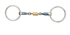 Blue Sweet Iron Roller Link Loose Ring