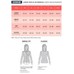 Cinch Black Geo Print LS Shirt -Royal Horse Outfitters Cinch Ladies Size fit Chart Wovens 83658.1752713312