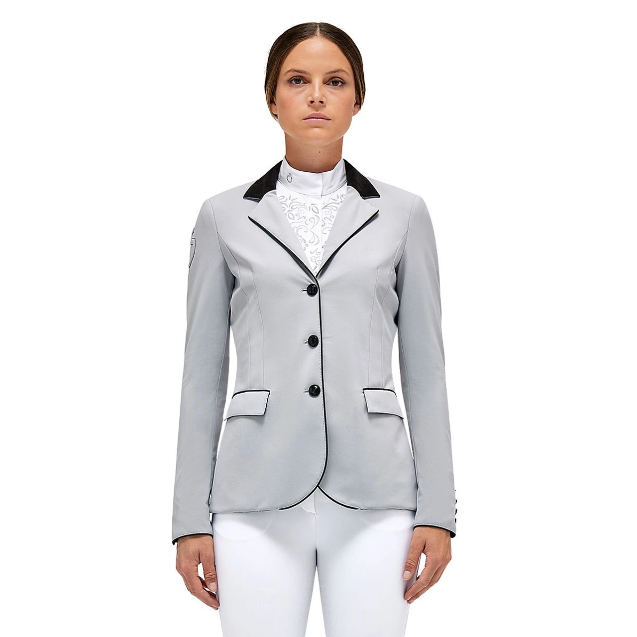 Cavalleria Toscana GP Show Jacket | Lt Grey 4 Cavalleria Toscana GP Show Jacket | Lt Grey - Image 2