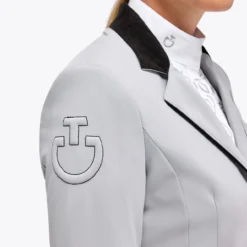 Cavalleria Toscana GP Show Jacket | Lt Grey 11 Cavalleria Toscana GP Show Jacket | Lt Grey -Royal Horse Outfitters GP riding jacket light grey shoulder GID051 JE115 8100 CT 57107.1741387946