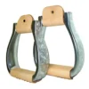 Aluminum Modified Oxbow Engraved Western Stirrups 2 Aluminum Modified Oxbow Engraved Western Stirrups -Royal Horse Outfitters IPD 239400 Aluminum Modified Oxbow Engraved Stirrups 86467.1559264005