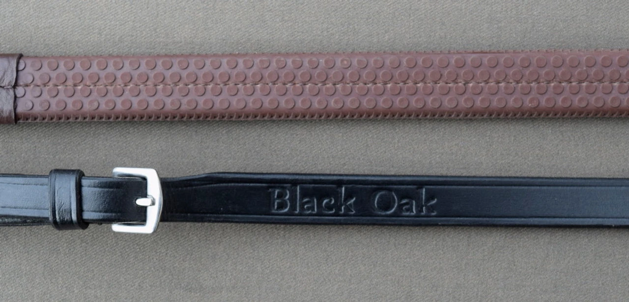 Black Oak Rubber Reins 3 Black Oak Rubber Reins