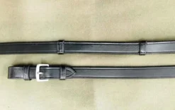 Black Oak Dressage Reins With Stops