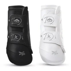 Veredus Absolute Velcro Rear Boot -Royal Horse Outfitters absolute velcro rear boot black white 471191 veredus 05115.1617657928