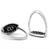 American Equus E'Lan Stirrup -Royal Horse Outfitters ae elan stirrup chrome E STIR ELAN CH american equus 32547.1685486182