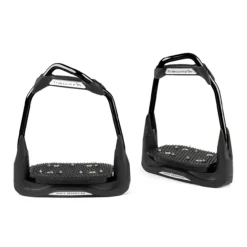 Freejump Air'S Full Black Stirrups -Royal Horse Outfitters air s full black incline angled eye freejump 08722.1734670665