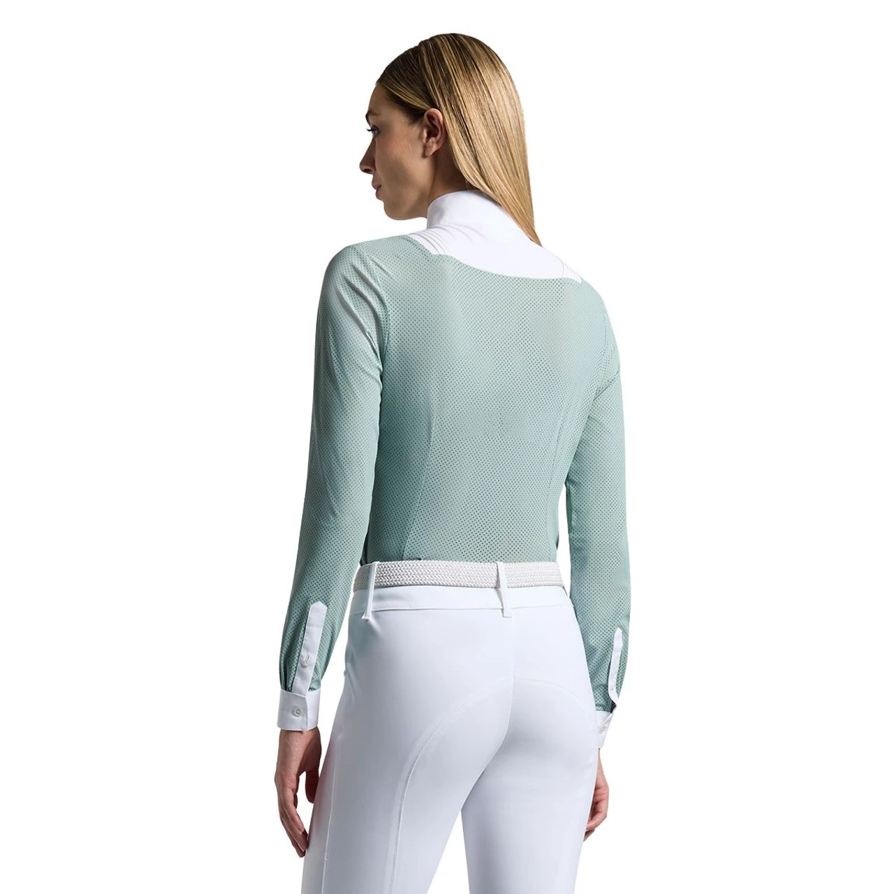 Cavalleria Toscana American Perforated Show Shirt 5 Cavalleria Toscana American Perforated Show Shirt - Image 3