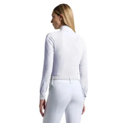 Cavalleria Toscana American Perforated Show Shirt 12 Cavalleria Toscana American Perforated Show Shirt -Royal Horse Outfitters american show shirt LS white back full CAD097 JF022 0001 CT 11595.1741723987