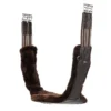 LeMieux Arika Simuwool Long Stud Girth -Royal Horse Outfitters arika simuwool stud girth brown side IT04738 lemieux 43154.1722390490