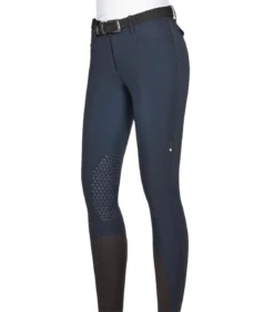 Equiline Atirk Knee Patch Breeches -Royal Horse Outfitters atirk b move kg breech blue N08981 equiline 02152.1722119109