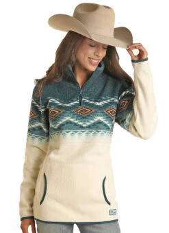 Powder River Aztec Border Pullover