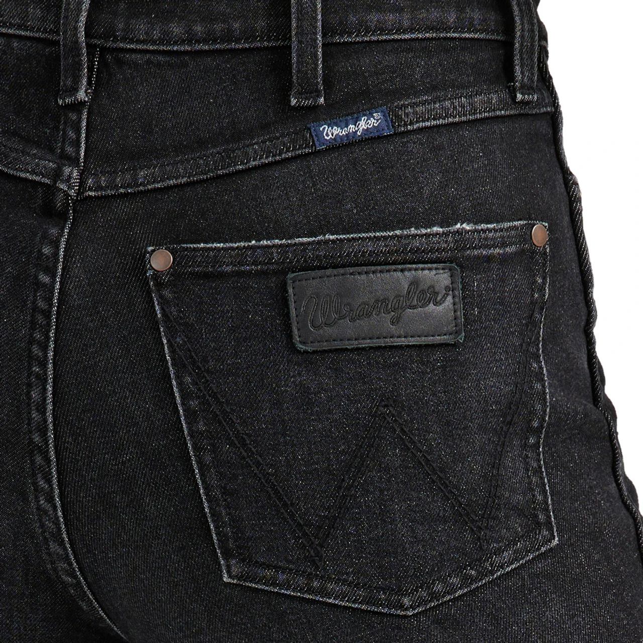 Wrangler Bailey High Rise Black Denim Jeans 6 Wrangler Bailey High Rise Black Denim Jeans - Image 4