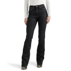 Wrangler Bailey High Rise Black Denim Jeans