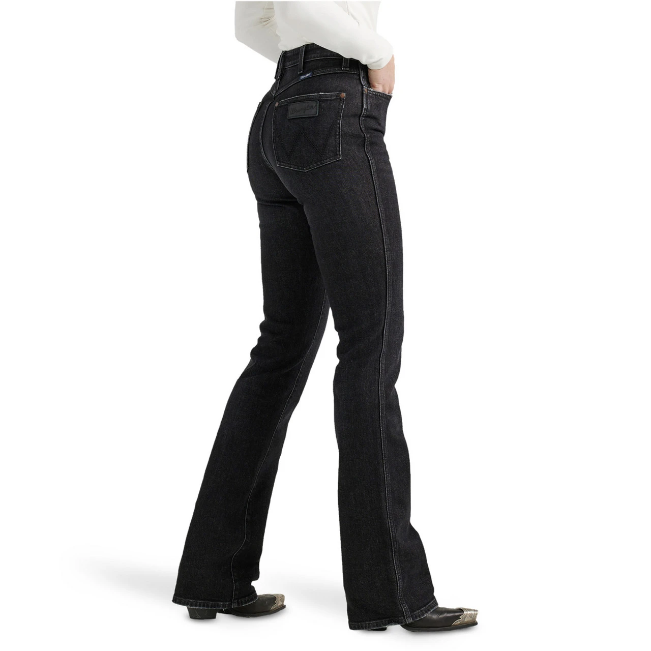 Wrangler Bailey High Rise Black Denim Jeans 4 Wrangler Bailey High Rise Black Denim Jeans - Image 2