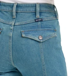 Wrangler Retro Bailey Pintuck Trouser Jeans -Royal Horse Outfitters bailey trouser lt.wash detail back 112367632 wrangler 67469.1752783429