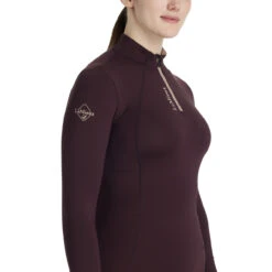 LeMieux Classique Base Layer AW25 -Royal Horse Outfitters baselayer damson detail IT07156 lemieux 24349.1755647332