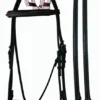 Bobby's English Tack Padded Square Raised Fancy Stitch Bridle -Royal Horse Outfitters bet padded raised fs bridle 912 flh 77778 85940.1527289825