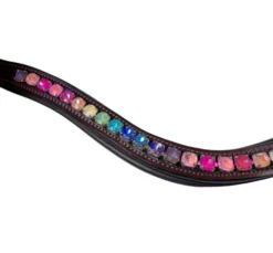 Black Oak Rainbow Sprinkles Curved Browband