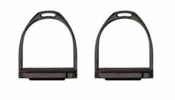 Black Powder Coated Stirrup Irons