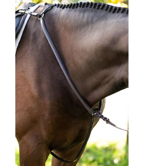 Black Oak Fancy Stitched Hunter Breastplate 4 Black Oak Fancy Stitched Hunter Breastplate - Image 2