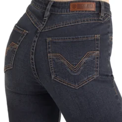 Rock & Roll Denim Snap Front Pocket Jeans 12 Rock & Roll Denim Snap Front Pocket Jeans -Royal Horse Outfitters bootcut pocket detail jean dk.wash back detail BW4HD05319 westmoor 38005.1731185337