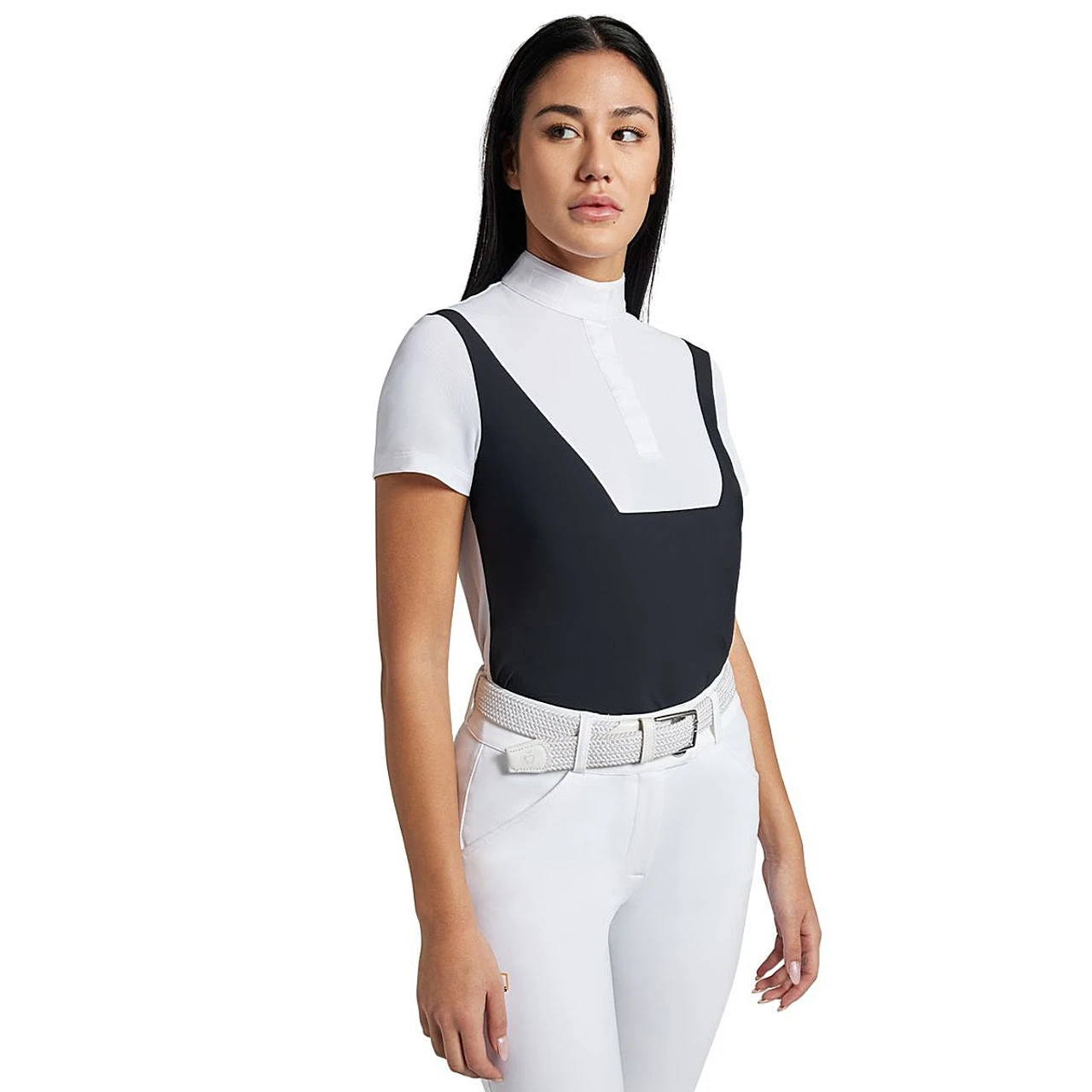 Rider's Gene Navy Button Competition Polo 3 Rider's Gene Navy Button Competition Polo