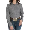 Cinch ArenaFlex Purple Geo LS Shirt -Royal Horse Outfitters cinch button down ls purple front MSW9163030 miller 19204.1746579890
