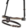 In Horse We Trust Coated Rope Noseband -Royal Horse Outfitters coated rope noseband havana front ROPE NOSEBAND in horse we trust 78512.1658786873