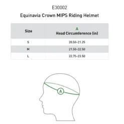 Equinavia Crown MIPS Riding Helmet 21 Equinavia Crown MIPS Riding Helmet -Royal Horse Outfitters crown mips riding helmet size guide E30002 equinavia 62281.1747237243
