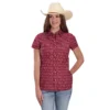 Roper Desert Stripe SS Snap Shirt -Royal Horse Outfitters desert stripe ss shirt red front 0305100640475 roper 74611.1747335884