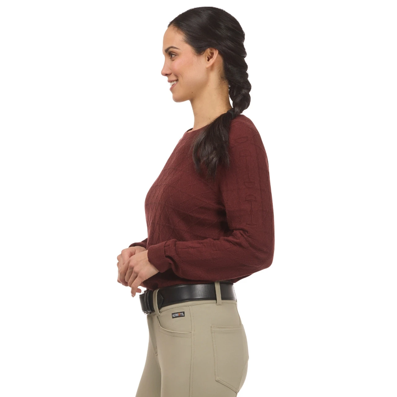 Kerrits Bit Of Diamond Crew Neck Sweater 7 Kerrits Bit Of Diamond Crew Neck Sweater - Image 5