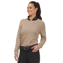 Kerrits Bit Of Diamond Crew Neck Sweater 11 Kerrits Bit Of Diamond Crew Neck Sweater -Royal Horse Outfitters diamond bit sweater antler front 75045 kerrits 55385.1756340776