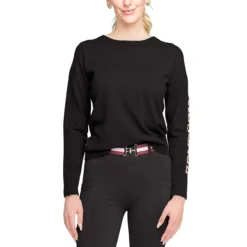 Kastel Denmark Dressage Sweater 8 Kastel Denmark Dressage Sweater -Royal Horse Outfitters dressage sweater black rose front SWH24BD kastel denmark 48808.1731543292