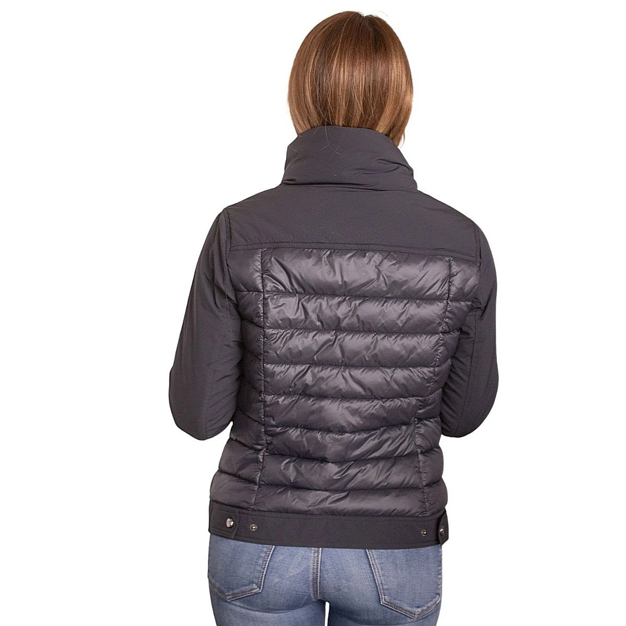 PÉNÉLOPE Pénélope Edelweiss Navy Quilted Jacket 4 PÉNÉLOPE Pénélope Edelweiss Navy Quilted Jacket - Image 2