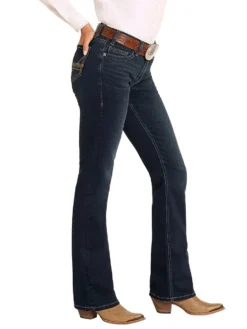 Rock & Roll Denim Stretch Embroidered Jeans