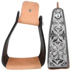 Cashel Engraved Slanted Stirrups