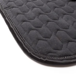 Kavalkade Exclusive Patent Trim Dressage Pad -Royal Horse Outfitters exclusive drsg pad patent black detail 116 06 D BLACK kavalkade 42051.1748909729