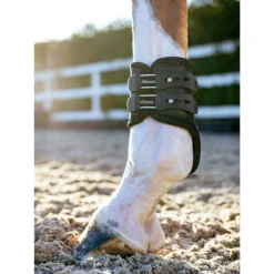 LeMieux Exo-Flex Fetlock Boots -Royal Horse Outfitters exo flex fetlock boot black silver lifestyle IT03361 lemieux 94526.1736212611